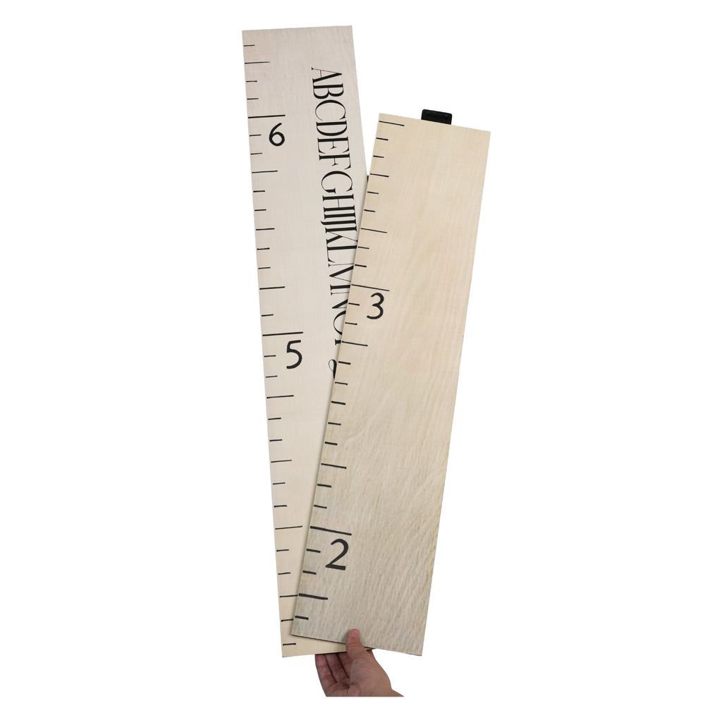 Farmhouse Boho Wooden Ruler Growth Chart